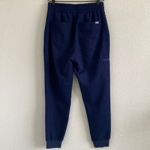 Figs Navy Blue Scrub Jogger Pants